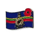 Poppy Flag Enamel Pin (Royal Marines)