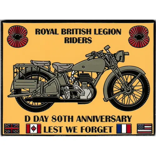 D-Day 80th Anniversary Pin Badge