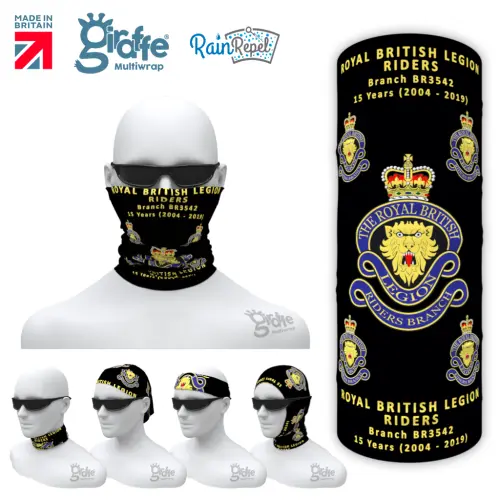 Neck Warmer Branch Crest Black