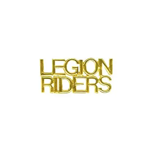 Legion Riders Gold Coloured Pin Badge
